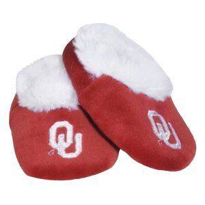 Oklahoma Sooners NCAA Football Baby Bootie Slippers Shoes Apparel 