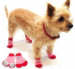 Puppia Dog Socks Traction Control Non Slip Bootie   ANGEL HEART