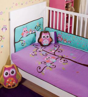baby girl crib bedding sets owl in Bedding Sets