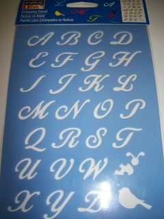 alphabet stencils in Art Supplies