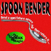 SPOON BENDER Mental Magic Trick PK Psychic Gag Close Up Metal Bending 