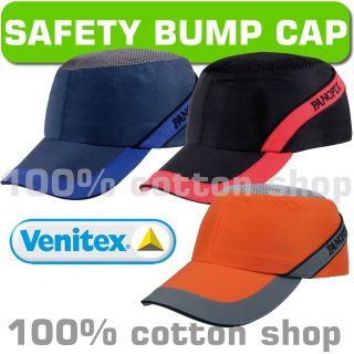 Venitex Coltan Safety PPE Baseball Bump Cap Hat Work Wear Navy Black 