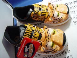 NWT WEBOO 3D TIGERBANGLES YOUTH ATHLETIC SHOES SZ 3