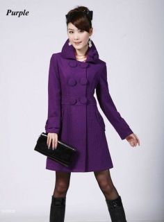 purple trench coat in Coats & Jackets