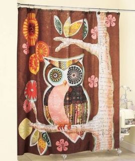 owl shower curtain in Shower Curtains