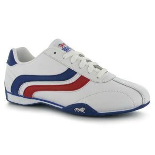   LONDON CAMDEN LEATHER CASUAL SHOES/SNEAKERS   White / Red / Blue