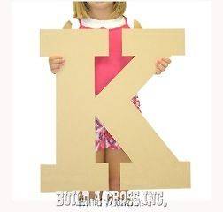 Letters, Large,wood,Letter (K), 24tall, Unfinished Craft,Paintable