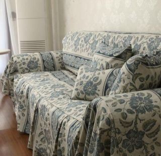 Shabby and Vintage Style ExoticScenery Cotton&Linen Sofa Cover SC 35
