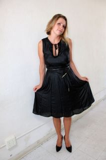 KOOKAI France Avant Garde $650 Little Black DRESS Size M