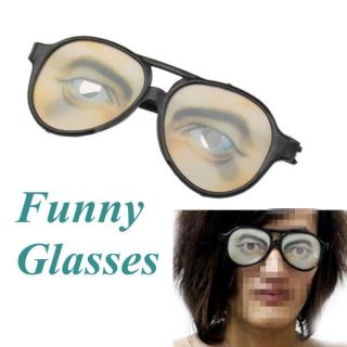 Funny Weird Emotion Eyeglasses Joke Plastic Eye Spectacle Glasses