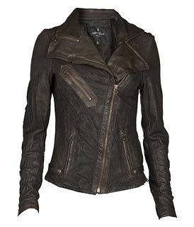 ALL SAINTS SPITALFIELDS MEYER Leather jacket SZ US 6 UK 10 EU38 