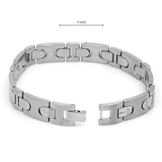 CLEARANCE EDFORCE BRACELET Classy Brushed Stainless Steel Link $99