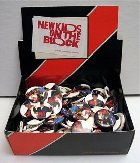 new kids on the block buttons in Entertainment Memorabilia