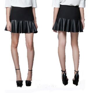 leather skirt in Womens Clothing