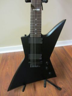 ESP LTD EX 307 Black Satin 7 String Electric Guitar   B stock