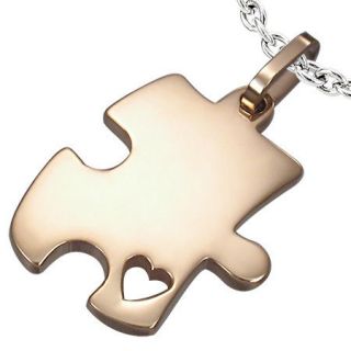 Puzzle Piece Autism Stainless Steel Pendant Necklace 6
