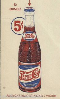 1940s Pepsi Cola Co. Flat River Missouri Illust Letter