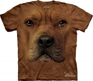 New Pitbull Dog Face 100% Cotton T Shirt Tee The Mounatain
