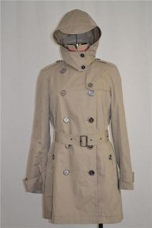 NWT BURBERRY WOMENS $950 QUILTED WARMER TRENCH COAT JACKET SIZE US10 