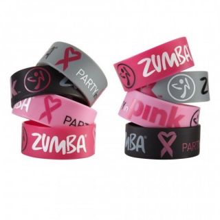 Official Zumba Party in Pink Bracelet SHIPS VERY FAST Fight breast 