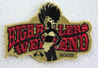 Highrollers Weekend 2005 rare Las Vegas scooter RALLY PATCH Vespa 