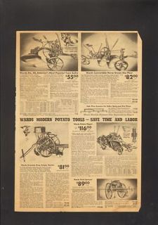 1937 Print Ad Americas Most Popular Type Sulky Horse Drawn Disc Plow 