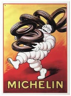 Michelin Man Tires Vintage Advertising Replica Tin Sign