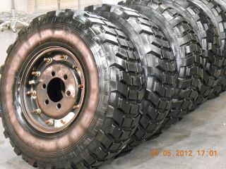 14.5R20 XL Michelin Tire & Wheel Military Truck M35A1, M35A2, M35A3