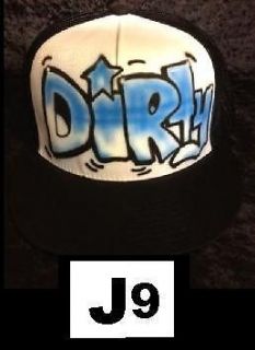 Airbrushed Trucker hat DIRTY jersey shore snooky pauly d dtf gtl 