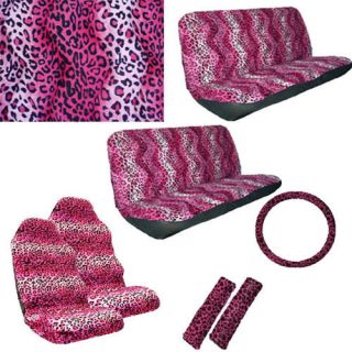 pink cheetah seat covers
