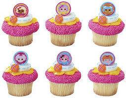 TOPPER FAVORS CAKE CUPCAKE RINGS LALALOOPSY DOLL PARTY BIRTHDAY 