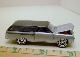 JL 1965 CHEVROLET CHEVELLE STATION WAGON WITH RUBBER TIRES LIMITED 