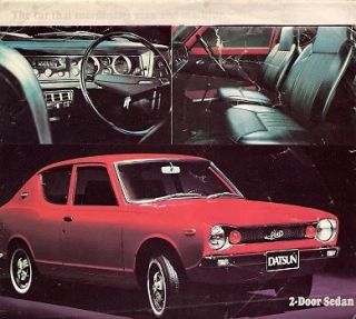 Datsun Cherry 100A Saloon Estate 1971 72 UK Brochure