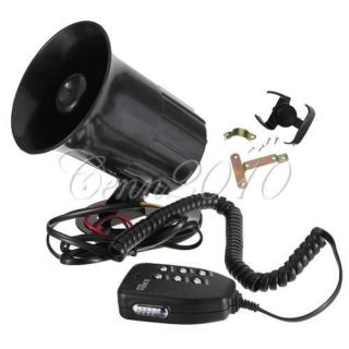 12V Loud Horn Alarm for Car Auto Truck Motorcycle 6 Sounds Tone PA 