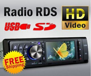HD 1 Din 3 In Dash Car Stereo DVD CD  Player RDS Radio Head Deck 