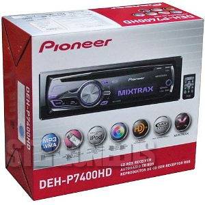 NEW PIONEER DEH P7400HD CAR CD//WMA/iPOD PLAYER RECEIVER USB AUX IN 