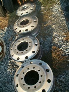 Used alcoa 22.5 aluminum truck wheels