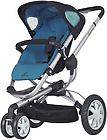  2012 Buzz 3 Wheel Stroller Blue Scratch With Rain Cover Included New