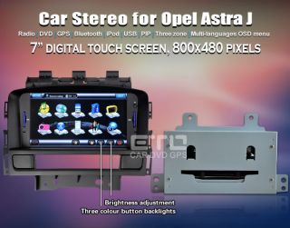 ETO Car Stereo for Opel Astra J 2010+ Vauxhall 7 GPS Navigation Auto 