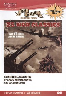 25 War Classics DVD, 2010, 2 Disc Set