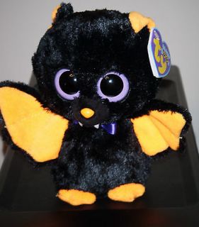 BARON the 6 Halloween Bat Ty 2012 Beanie Baby Boos Boos Babies NEW 