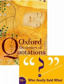 Oxford Dictionary of Quotations 2009, Hardcover