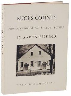 Aaron Siskind Bucks County 1st Edition Hardcover Great Copy