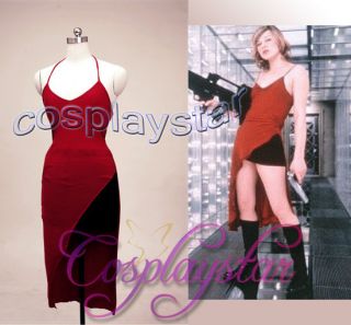 Resident Evil cosplay costume Alice from the first Resident Evil film
