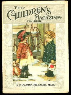 1920 The CHILDRENS MAGAZINE #4  February BIG BROTHERS VALENTINE  CM 