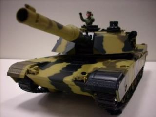 Set M1A2 Abrams Main Battle Tanks; RC 1/24 Infrared Laser Tank R/C 