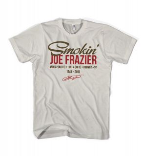 Smokin Joe Frazier heavyweight champion boxing vintage retro style t 