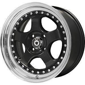 New 16X7 4x100 KONIG Candy Black Wheels/Rims