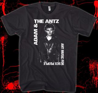 Adam and the Ants  Ant Music For Sex People   100% cotton soft t shirt