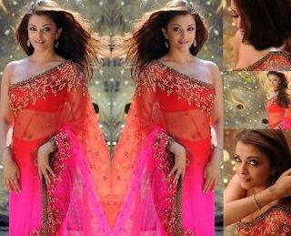 Indian Designer Bollywood Stylish Beautiful Heavy Work Saree sari